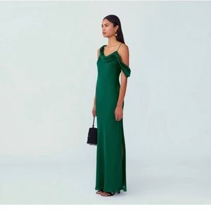 Fame and Partners Francois Dress Green NWT